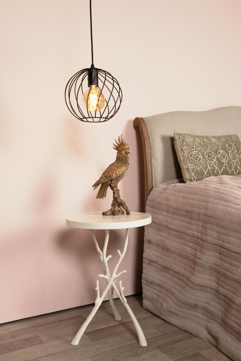 Lucide DANZA - Závesné svietidlo - Ø 25 cm - 1xE27 - Čierna